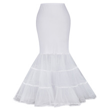 Kate Karin Womens Floor Length White Retro Vintage Robe Crinoline Underskirt Mermaid Robe de mariée Petticoat CL010477